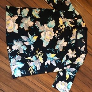 Tropical floral top